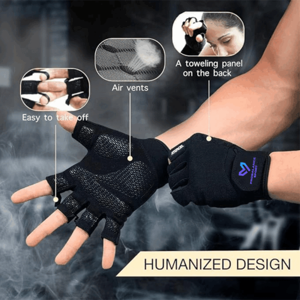 workout gloves for men and women, exercise gloves for weight lifting, cycling, gym, training, breathable and snug fit