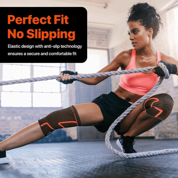 knee compression sleeve, 2 pack knee brace for women men knee pain relief, running knee support, knee braces for meniscus tear acl arthritis recovery