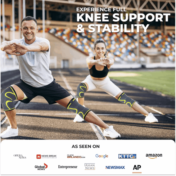 knee brace for women & men workout knees compression sleeve for knee pain relief joint support for acl, arthritis, meniscus tear knees brace for sports