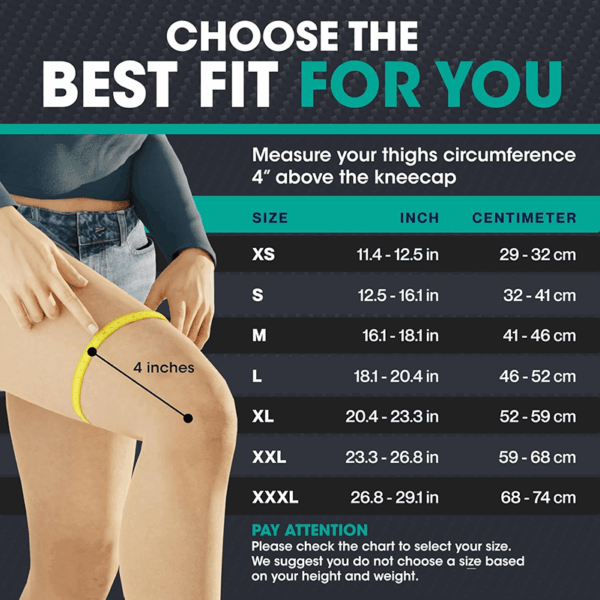 knee brace for women & men workout knees compression sleeve for knee pain relief joint support for acl, arthritis, meniscus tear knees brace for sports