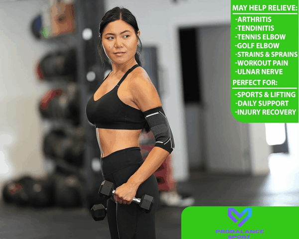 fitness elbow brace compression support sleeve